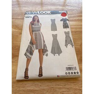 NEWLOOK Just for Knits #D0617 UNCUT Sewing Pattern, Misses Dress Seven Sizes